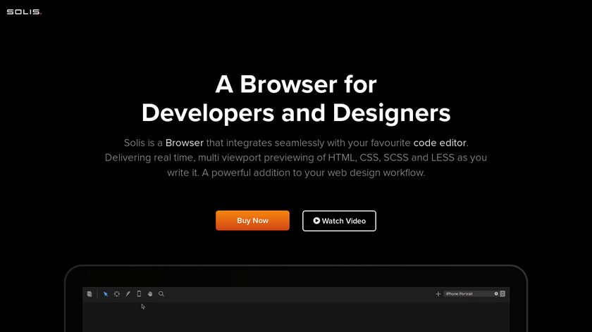 Solis Landing Page