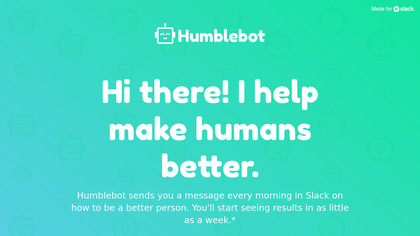 Humblebot image