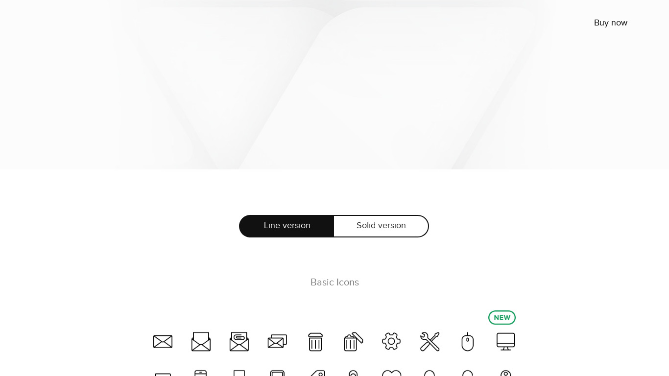 Icon 54 Landing page