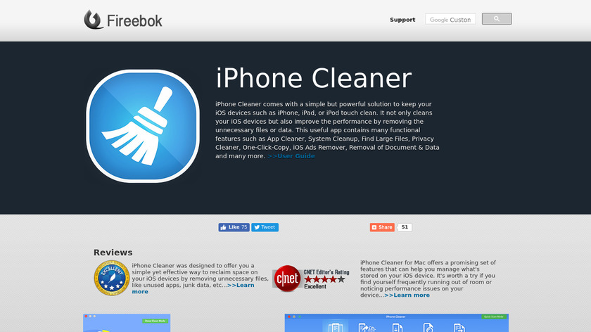 CleanMyPhone Landing Page