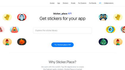 Sticker.Place API image