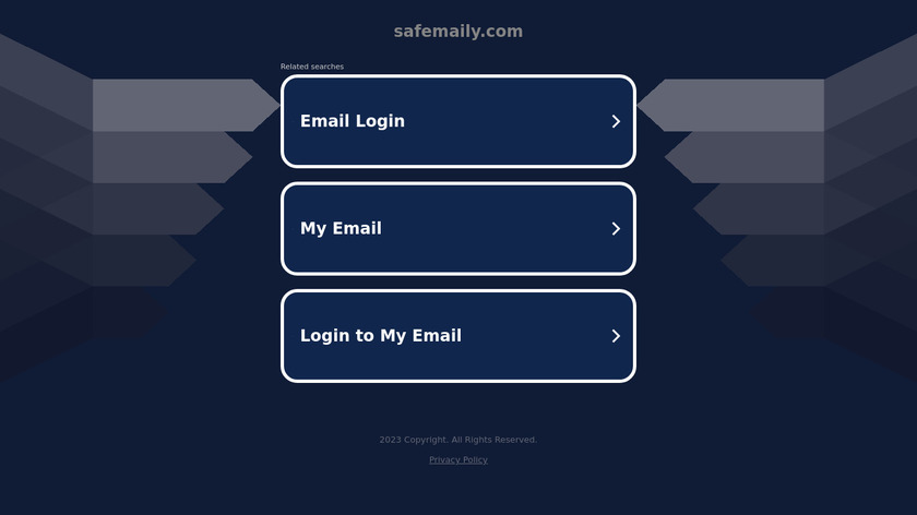 SafeMaily Landing Page