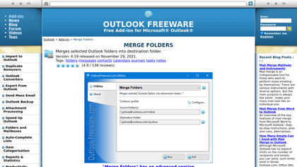 Merge Folders for Outlook image