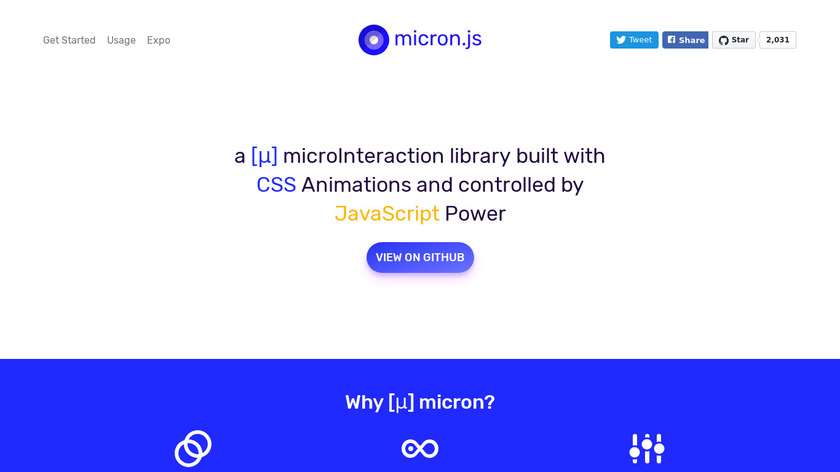 Micron.JS Landing Page