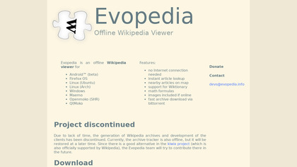 Evopedia image