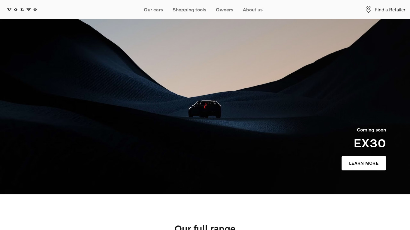 Luxe Valet Landing page