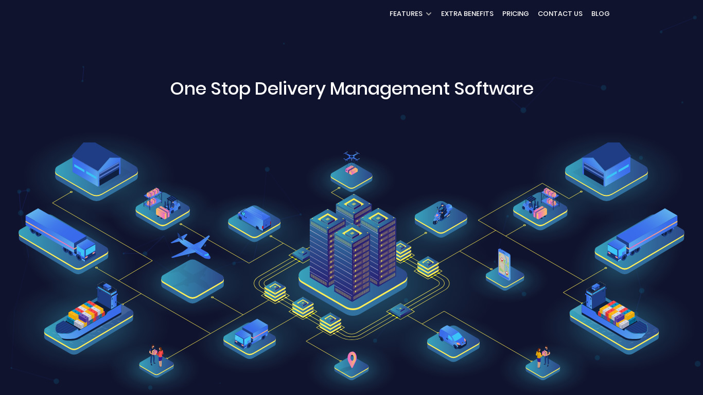 Wing.Delivery Landing page