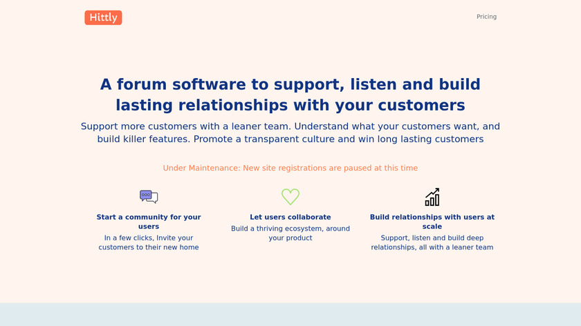 Hittly Landing Page