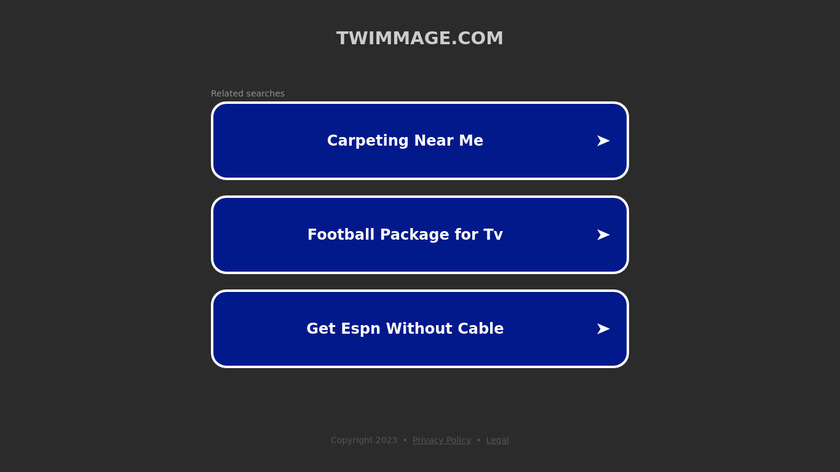 Twimmage Landing Page