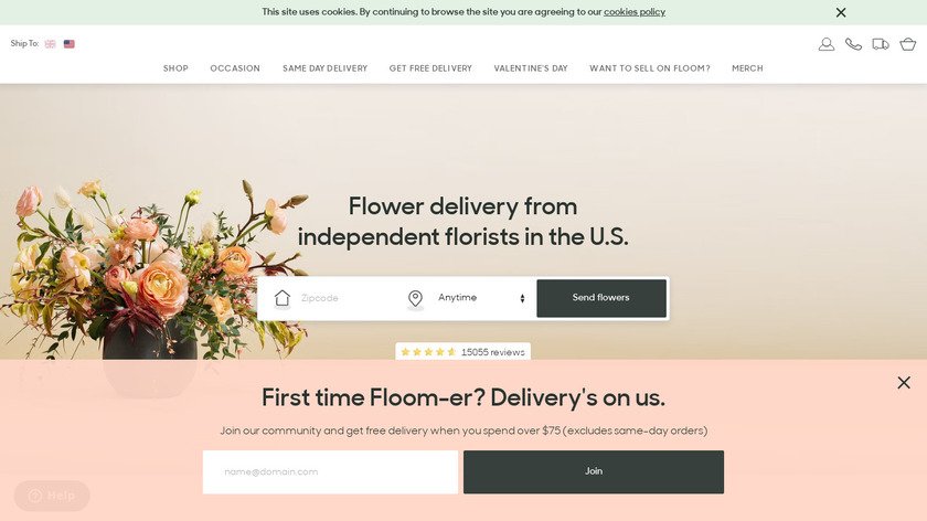Floom Landing Page