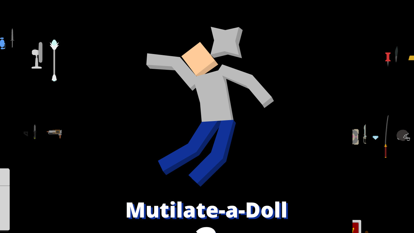 Mutilate-a-Doll 2 Landing page