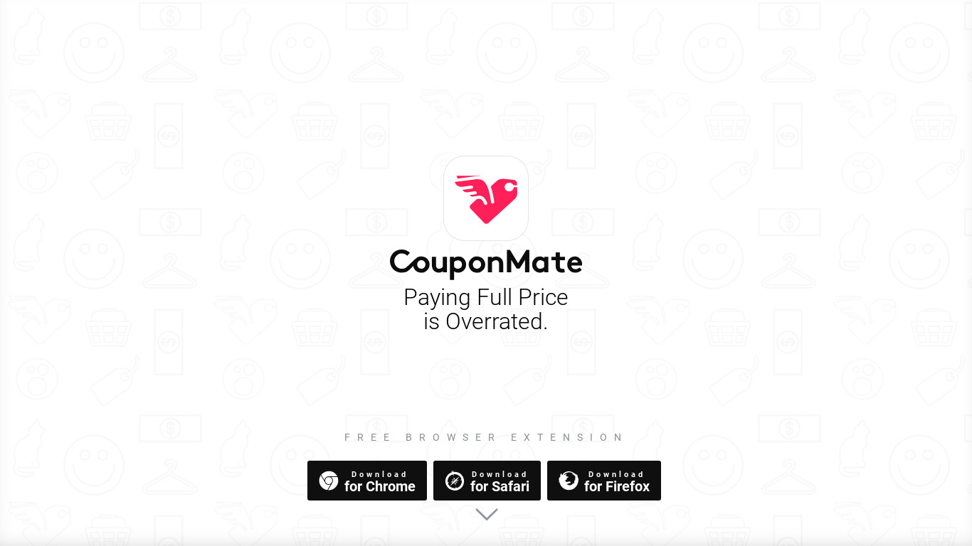 CouponMate Landing page