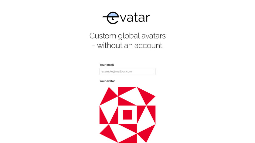 Evatar Landing Page