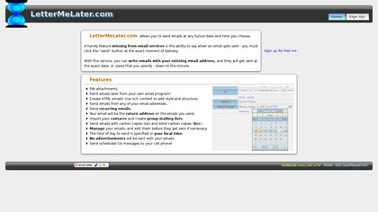 LetterMeLater.com image