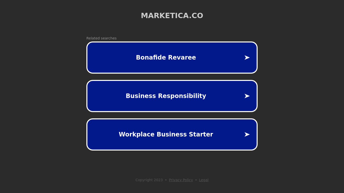 Marketica Themes Landing page