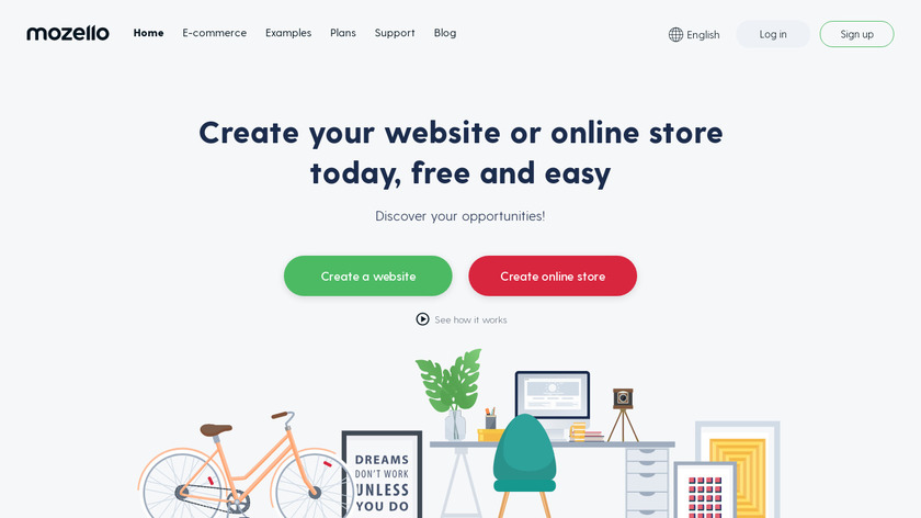 Mozello Landing Page