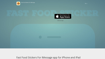 Fast Food Stickers For iMessage image