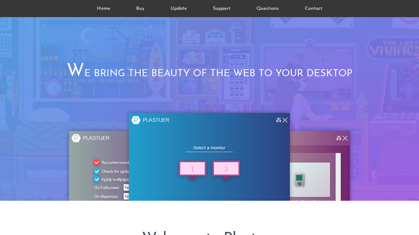 Plastuer Landing Page