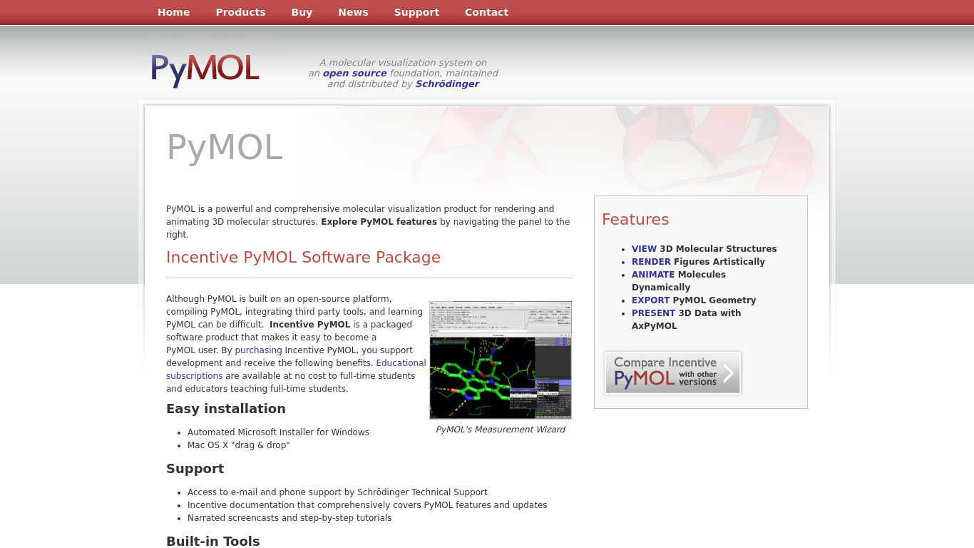 pymol Landing page