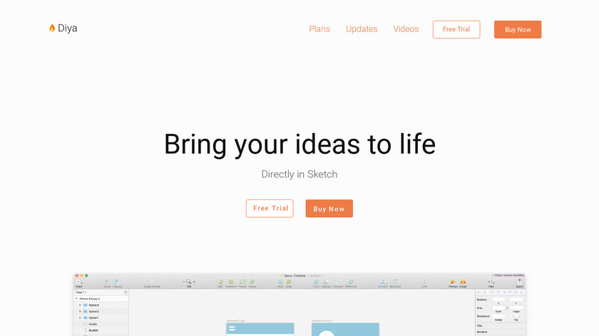 Diya Landing Page