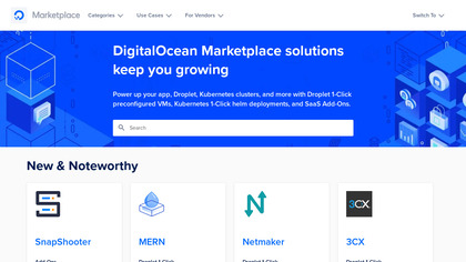 DigitalOcean Marketplace screenshot