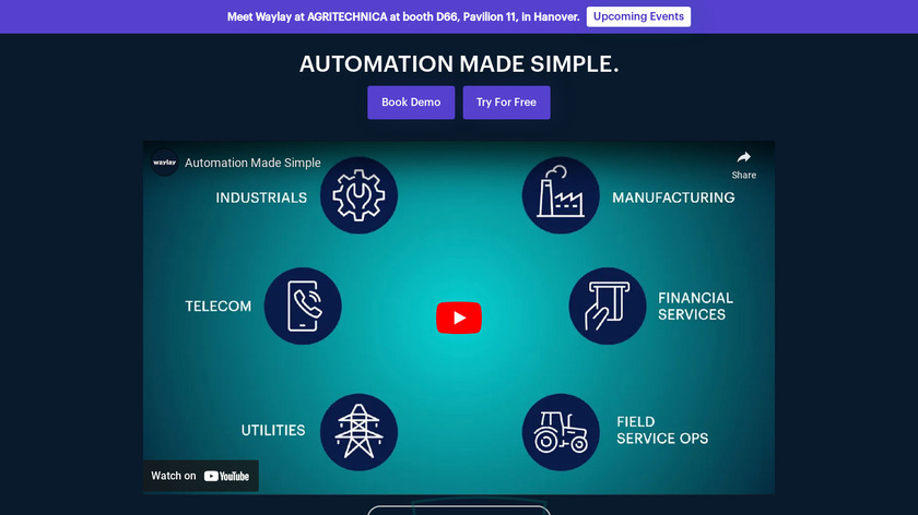 Waylay Landing Page