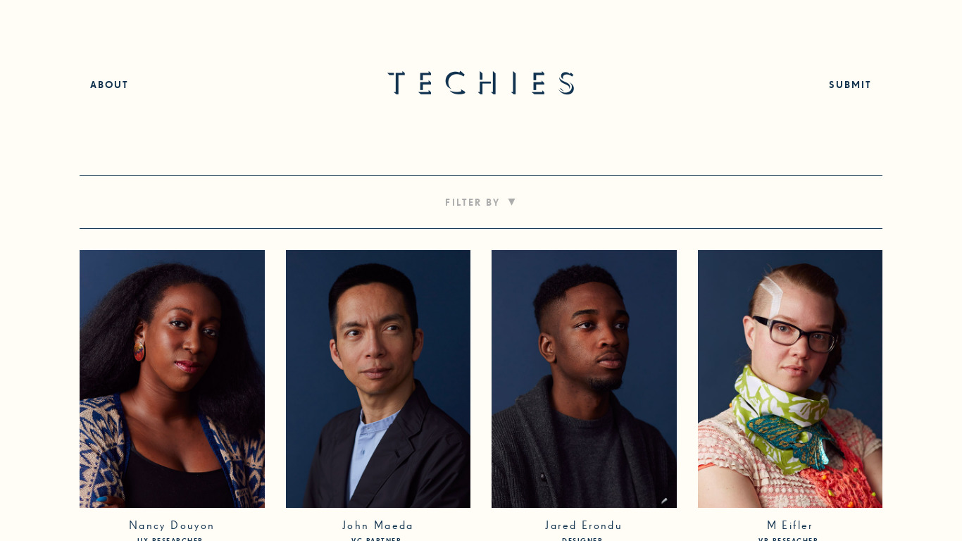Techies Project Landing page