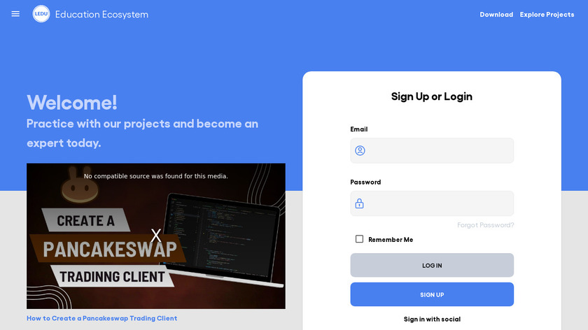 Livecoding.tv Landing Page