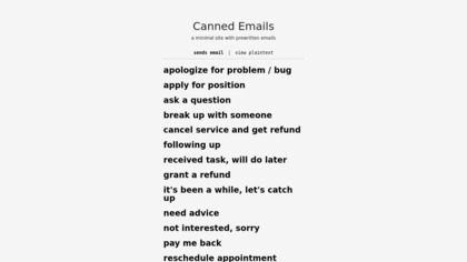 Canned Emails image