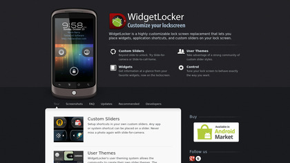 WidgetLocker Lockscreen image