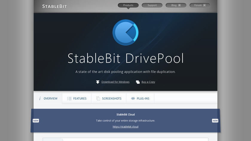 StableBit DrivePool Landing Page