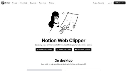Notion Web Clipper image