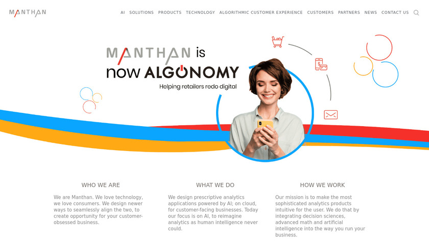 Manthan Landing Page