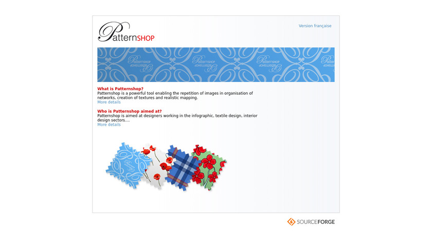 Patternshop Landing Page