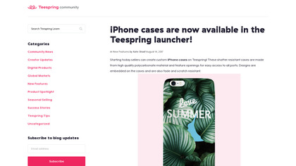 iPhone Cases by Teespring image