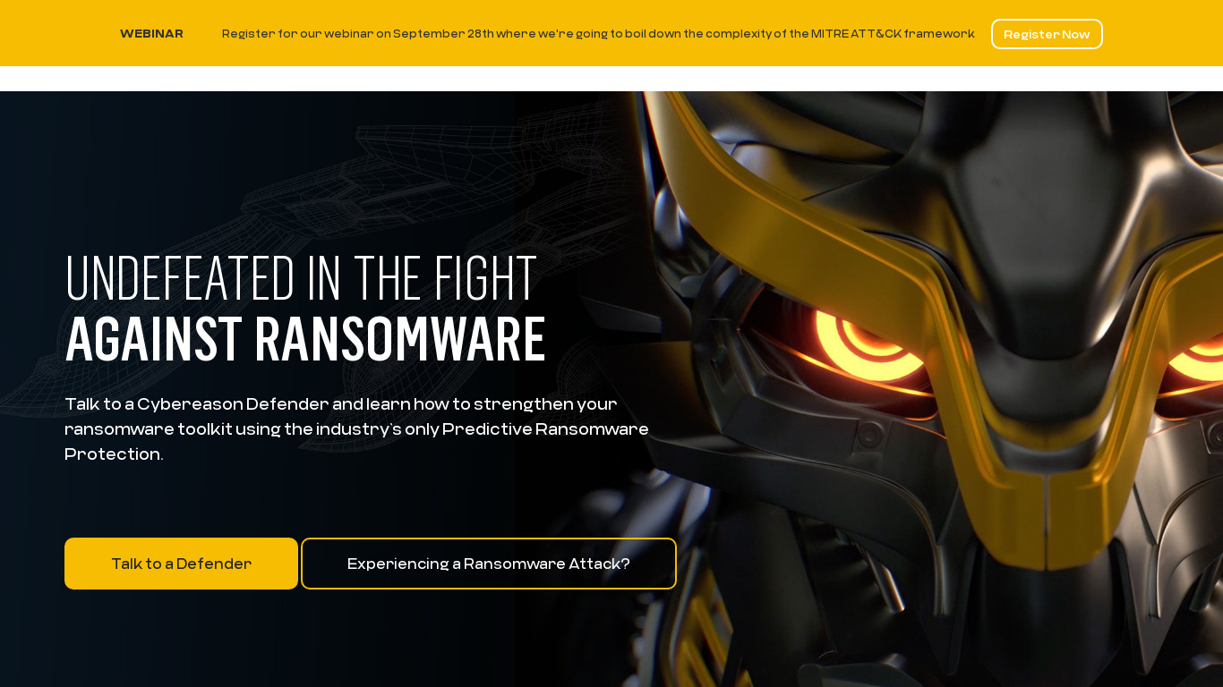 RansomFree Landing page