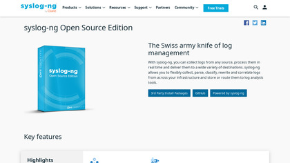 syslog-ng OSE image