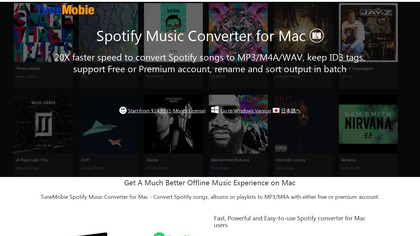 TuneMobie Spotify Music Converter image
