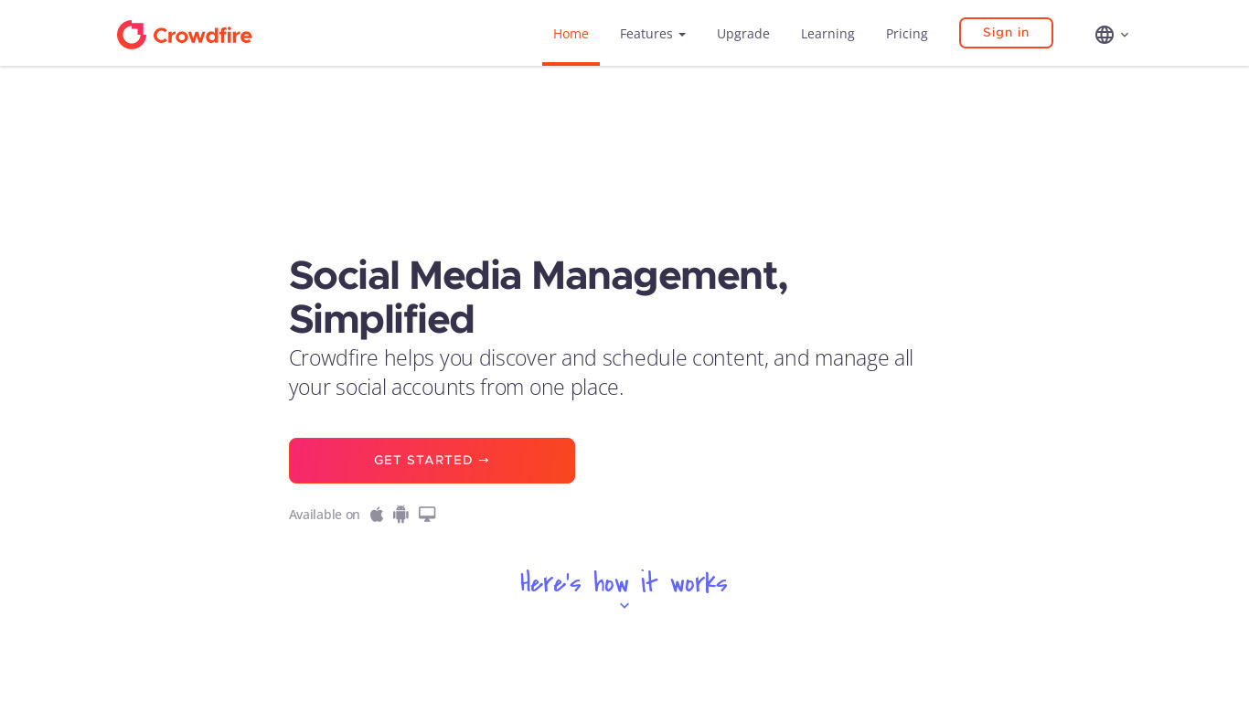 Just Unfollow Landing page