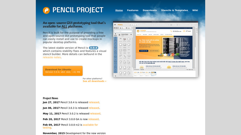 Pencil Project Landing Page