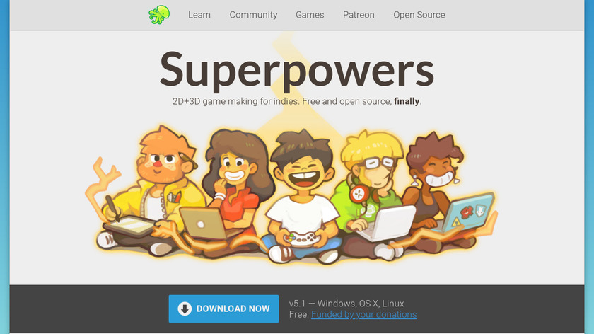 Superpowers Landing Page