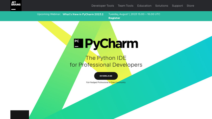 PyCharm Landing Page