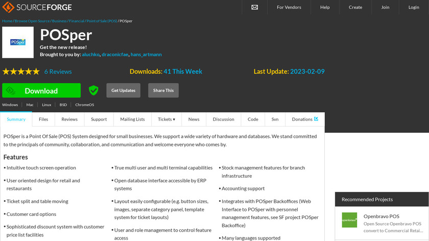 POSper Landing Page