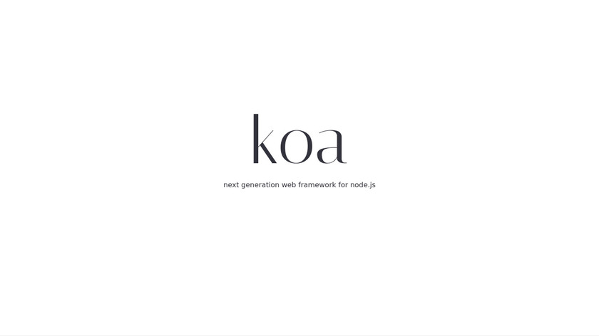 Koa.js Landing Page