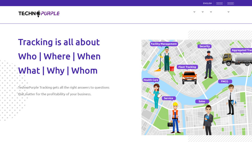 Technopurple Landing Page