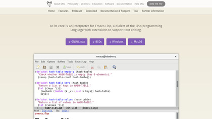 GNU Emacs screenshot