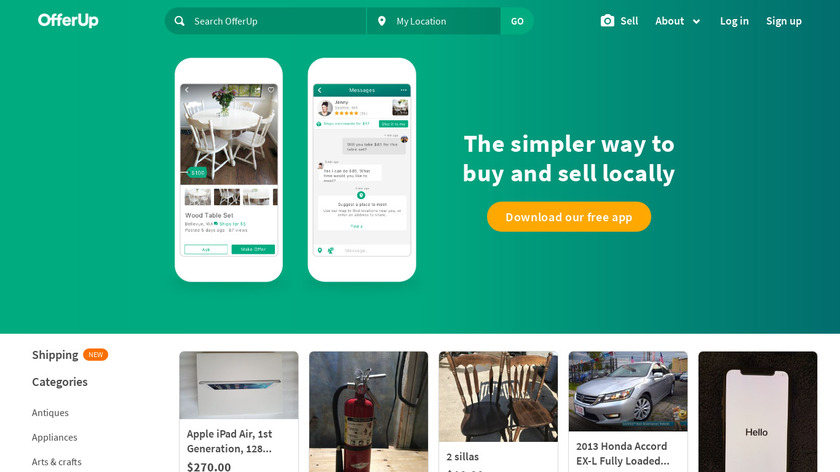 OfferUp Landing Page