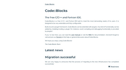 CodeBlocks screenshot