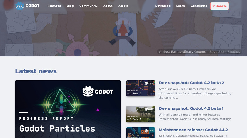 Godot Engine Landing Page