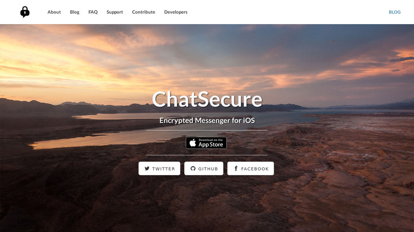 ChatSecure Landing Page